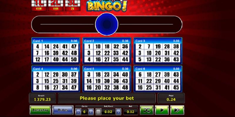 Variety of bingo games