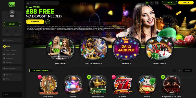 Play slots with low payout rates