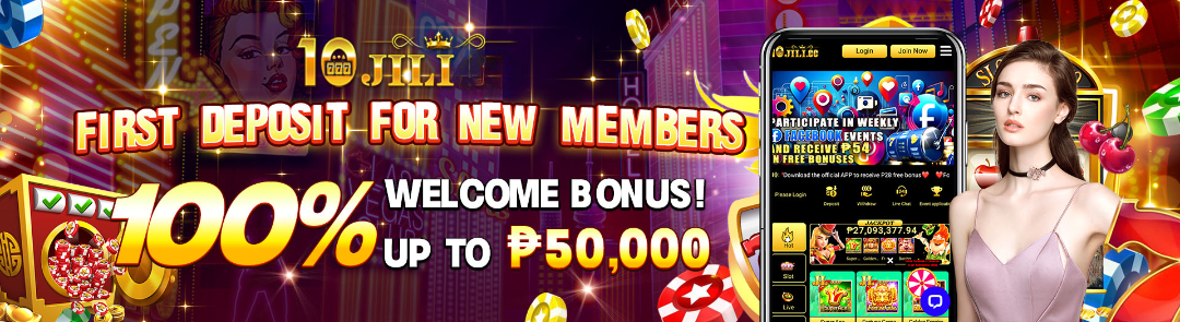 WELCOME BONUS! 100% UP TO UP TO 50,000